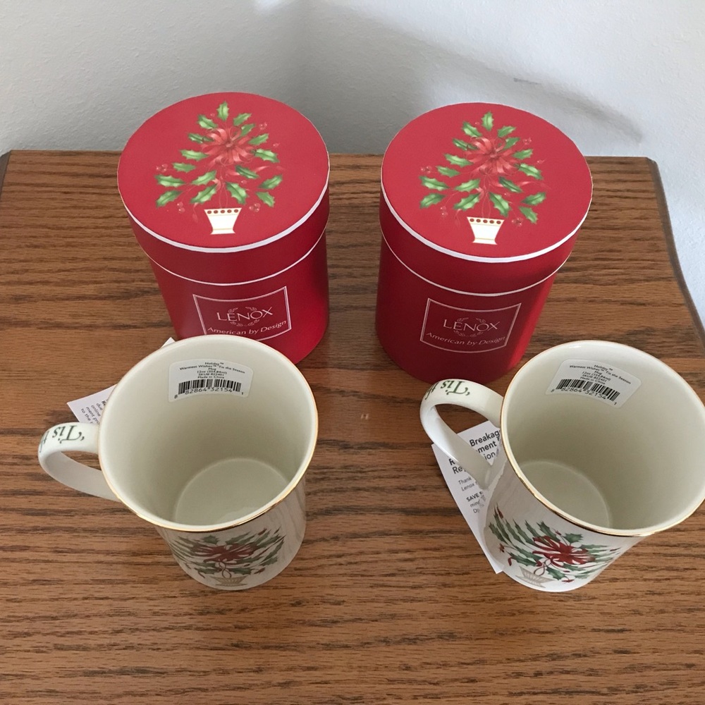 ‼️SALE‼️Vintage Lenox Christmas Mugs With Boxes - Picture 5 of 14